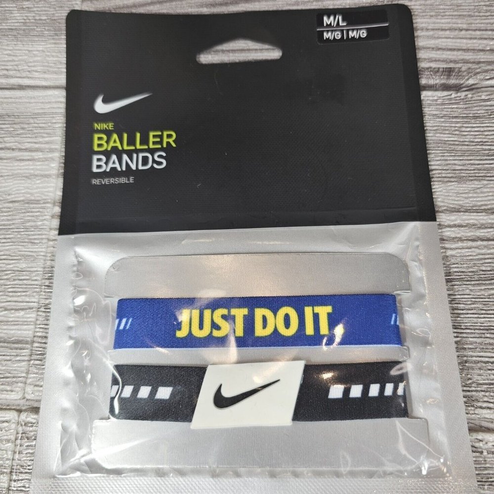 Nike Baller Bands - Blue/Black/White - Sizd M/L - New